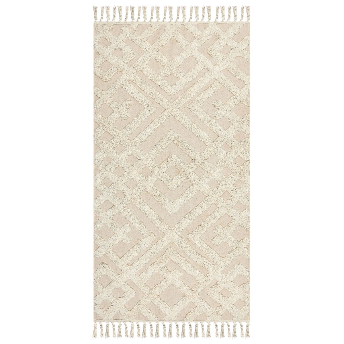 Dywan bawełniany 80 x 150 cm beżowy ARDAHAN