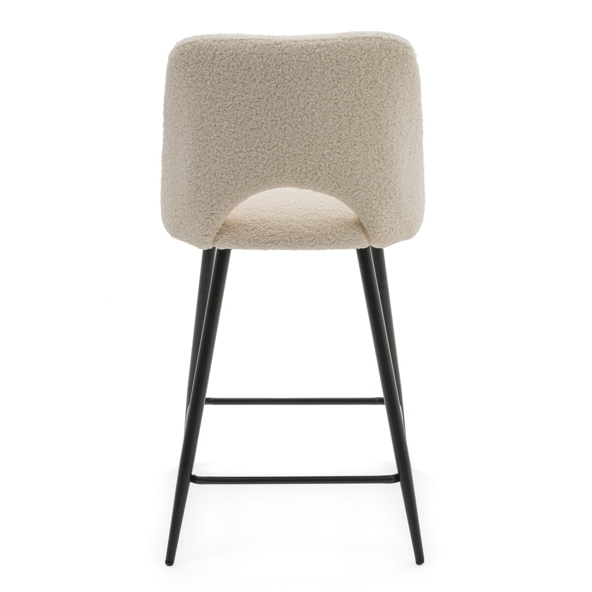 HOKER TAPICEROWANY BOUCLE TEDDY DO SALONU JADALNI BAROWY NOWOCZESNY ORO JASNOBEŻOWY