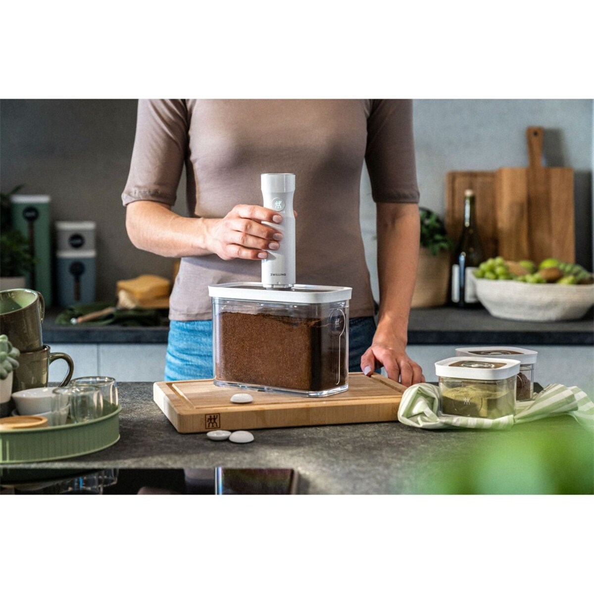 Plastikowy pojemnik 2M Zwilling Fresh & Save Cube - 1.8 ltr