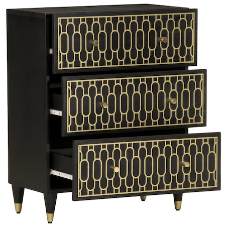 vidaXL Szafka, 60x33x75 cm, lite drewno mango