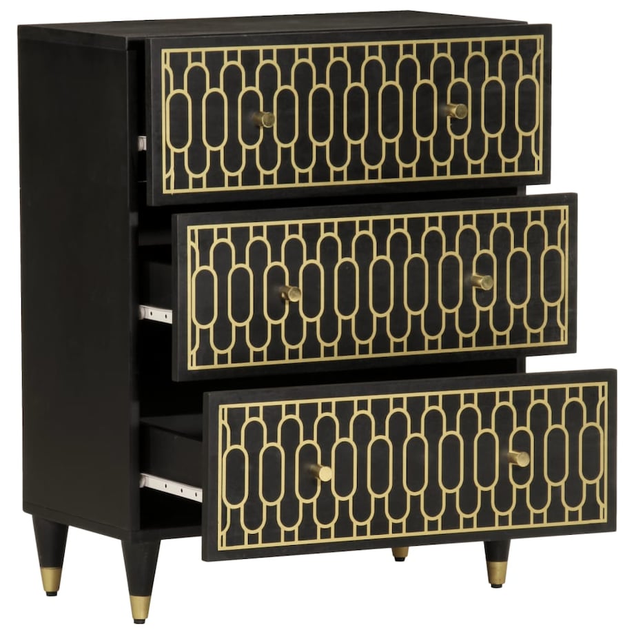 vidaXL Szafka, 60x33x75 cm, lite drewno mango