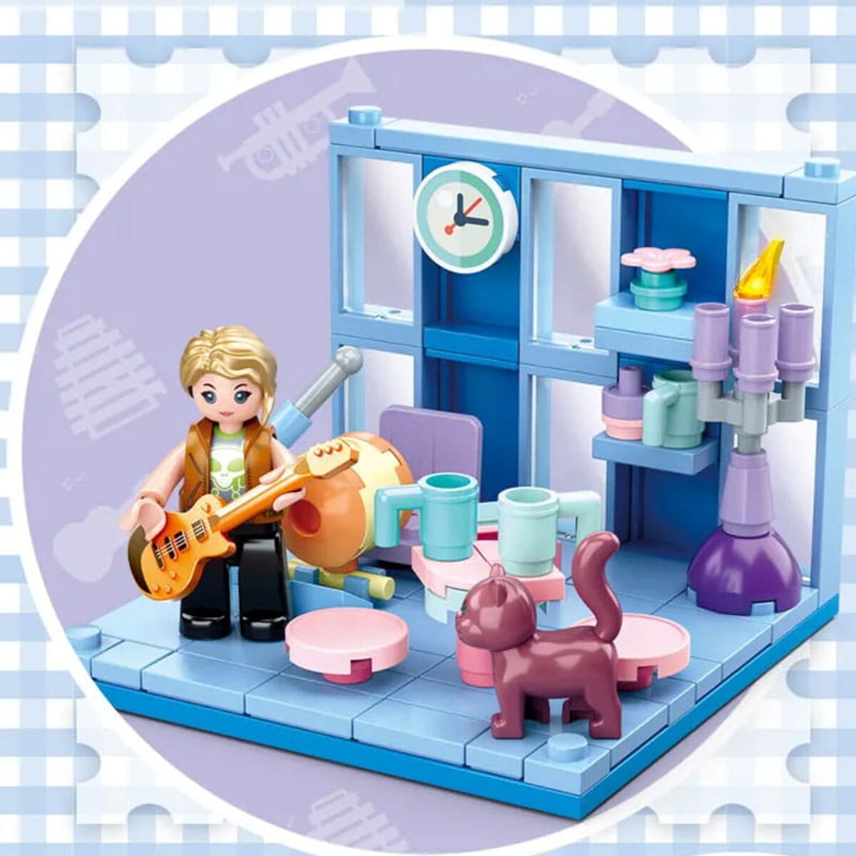 GITARA - mini pokoik klocki - Sluban - 117 elementów