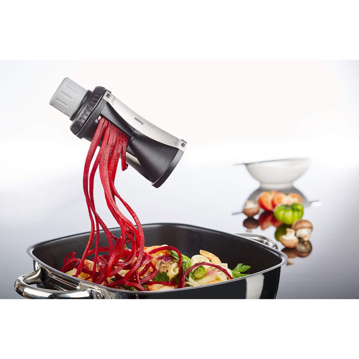 Temperówka do warzyw spiralna, oryginalna, ręczna krajalnica