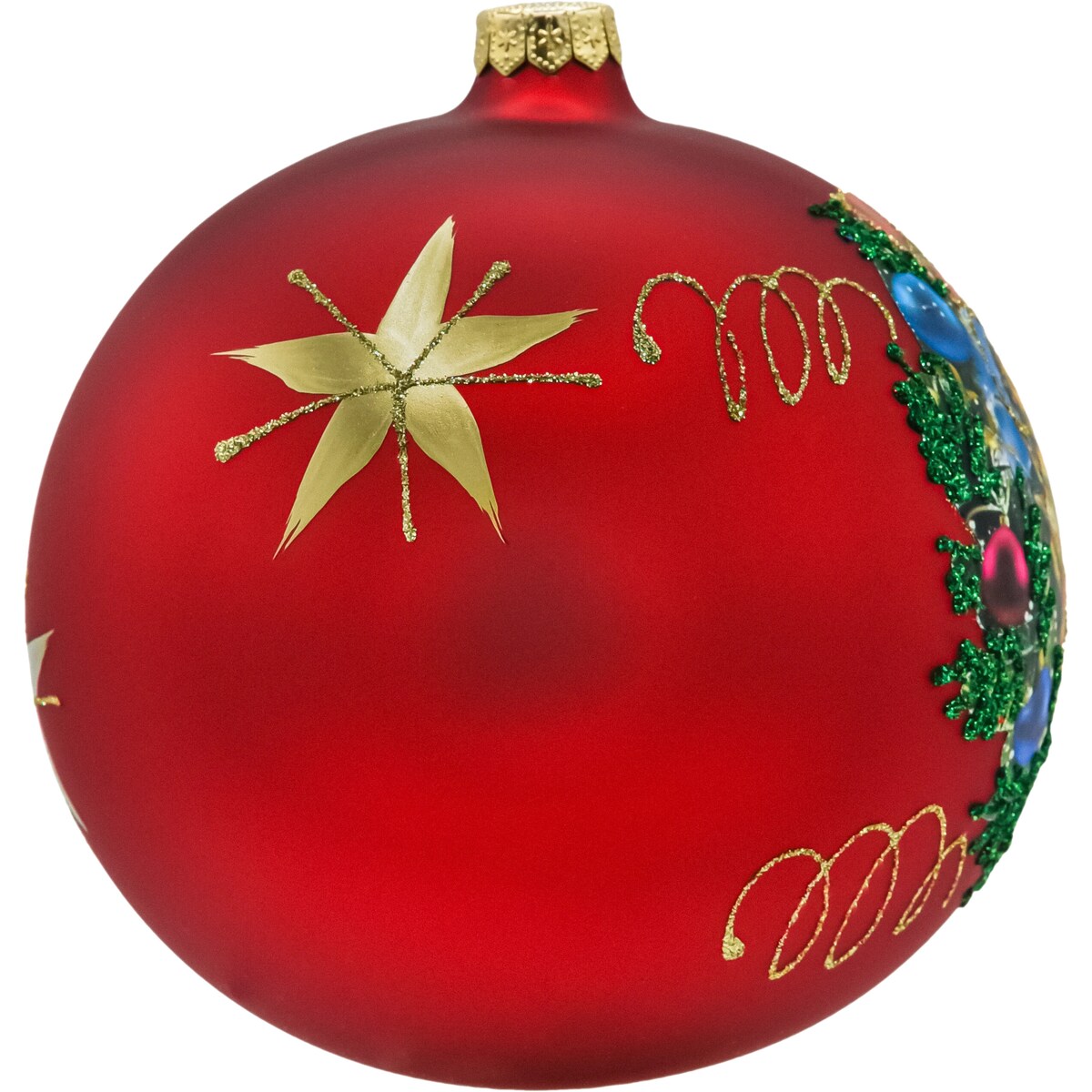 Bombka czerwona: Święta Rodzina