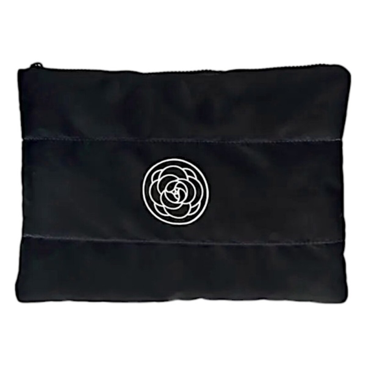 Kosmetyczka damska pikowana duża, wodoodporna czarna 22 x 31cm KS144CZ