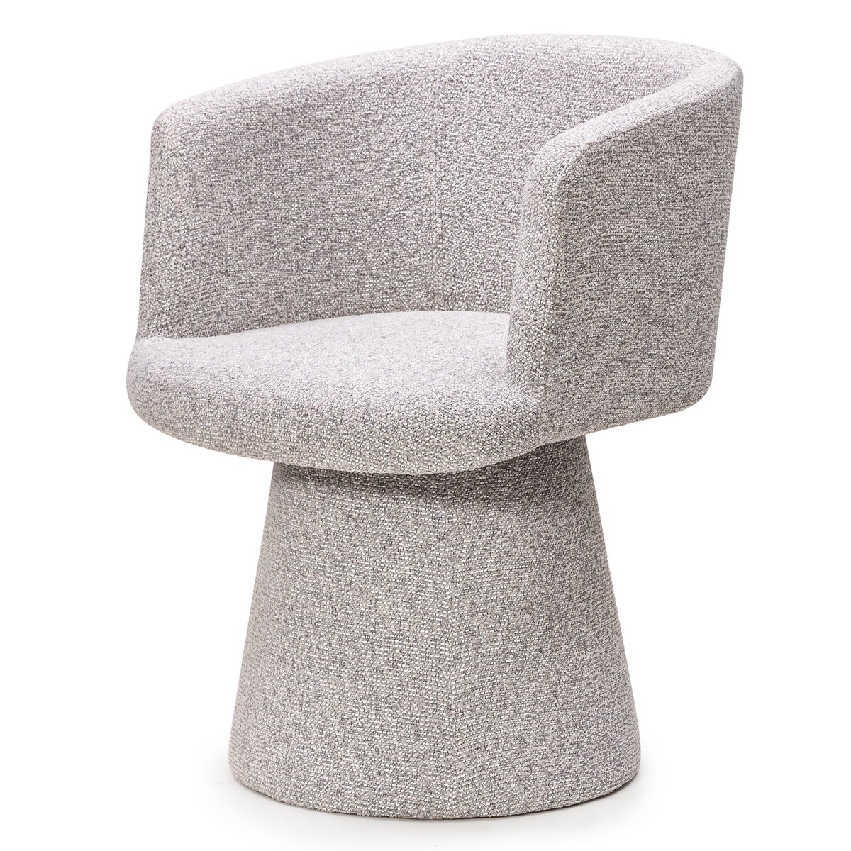 Krzesło obrotowe szarobeżowe melanż Nalf