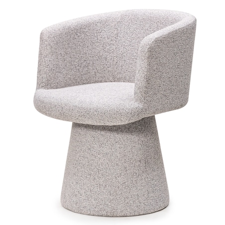 Krzesło obrotowe szarobeżowe melanż Nalf