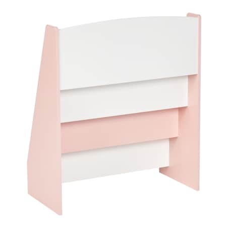 Regał 4 półki MDF Pastelowy róż LILOET