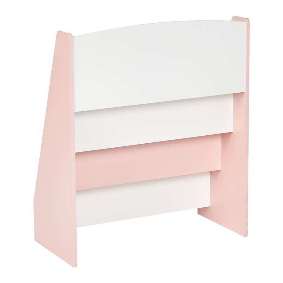 Regał 4 półki MDF Pastelowy róż LILOET