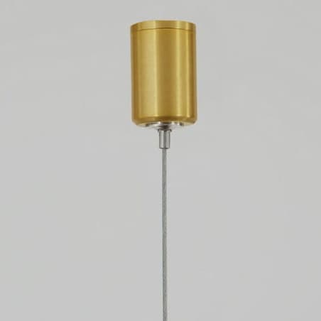 Wisząca LAMPA listwa BUGA LE41356 minimalistyczna OPRAWA zwis LED 20W 3000K tuba złota, Luces Exclusivas