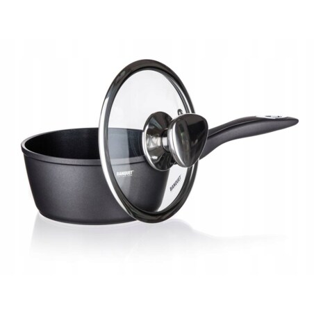 GARNEK RONDEL 16 cm 1,3 L ALUMINIUM rondelek do gotowania JEDZENIA obiadu