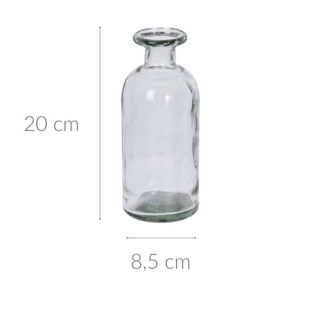 Wazon butelka, szkło z recyklingu, 700 ml
