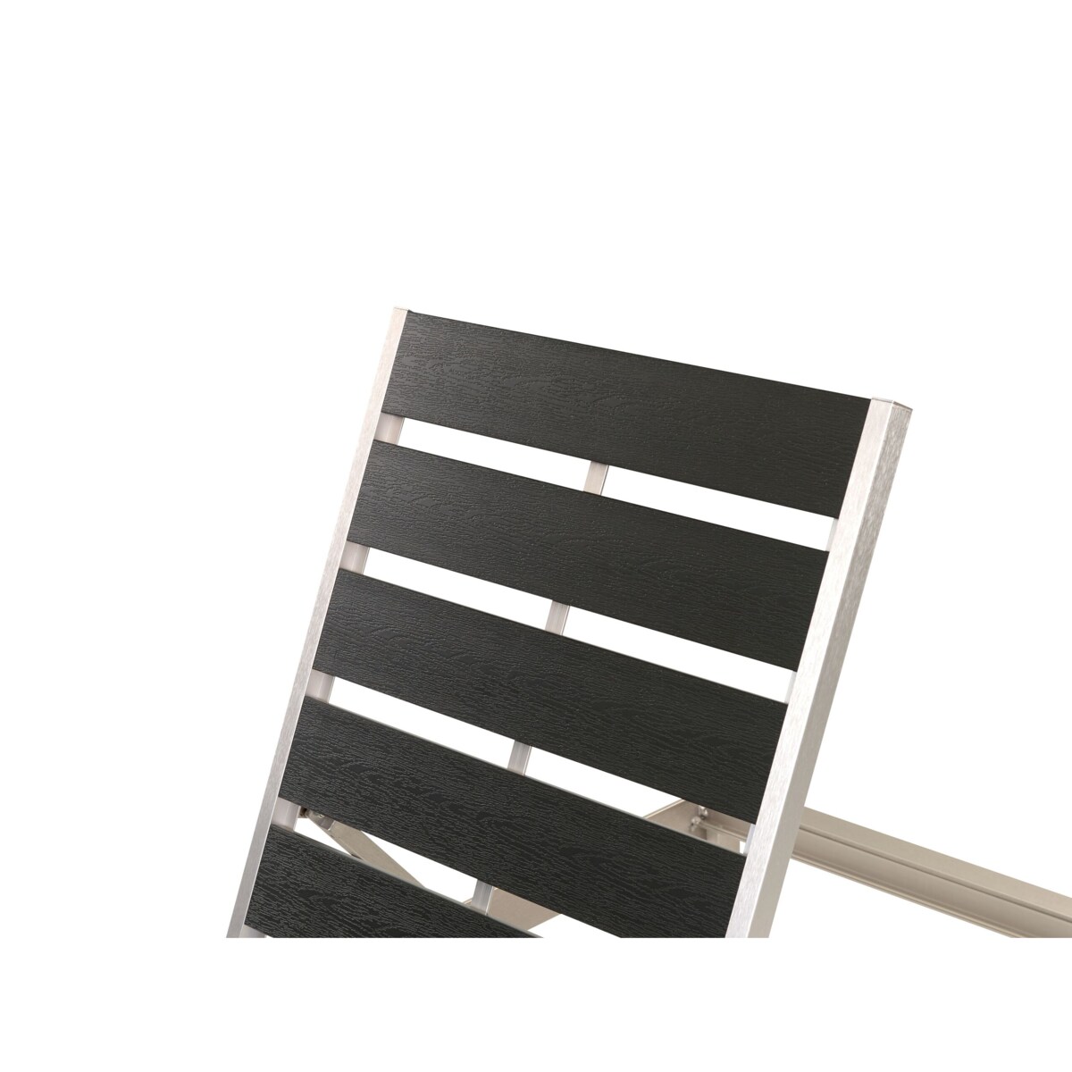 Leżak ogrodowy czarny NARDO