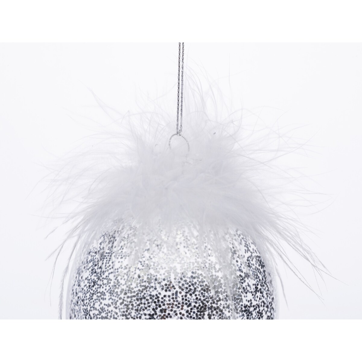 Dekoracja wielkanocna - jajko do stroików 12x8x8 cm PASKADAG srebrne