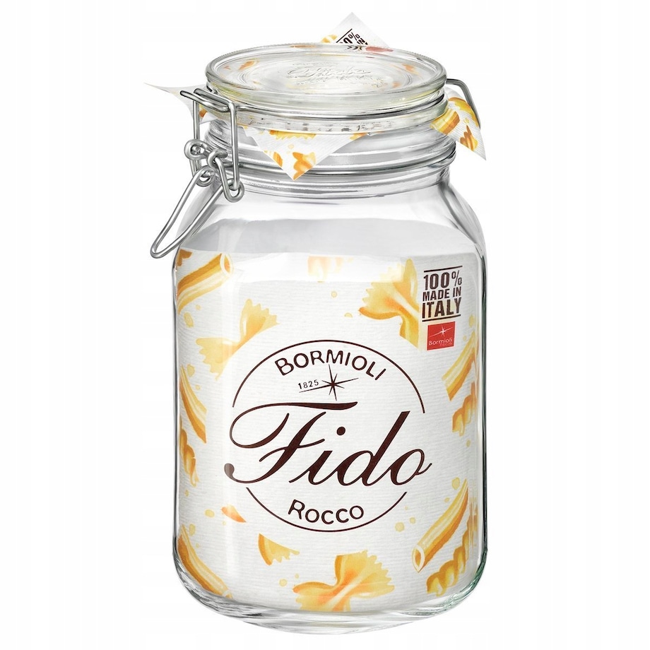 SŁOIK POJEMNIK na ŻYWNOŚĆ FIDO 4 L KLIPS BORMIOLI