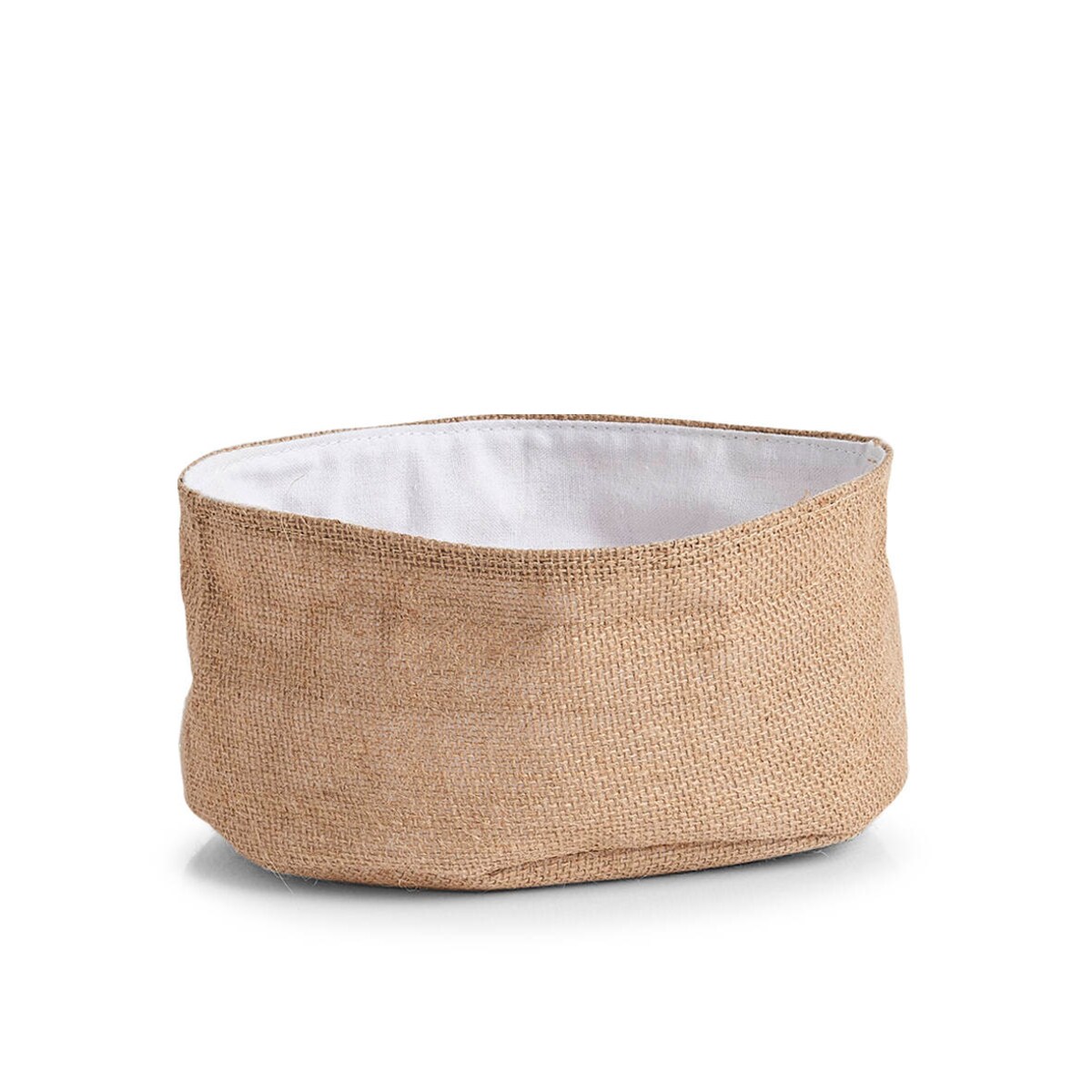 Koszyk na chleb z juty i bawełny, 22 x 15 cm