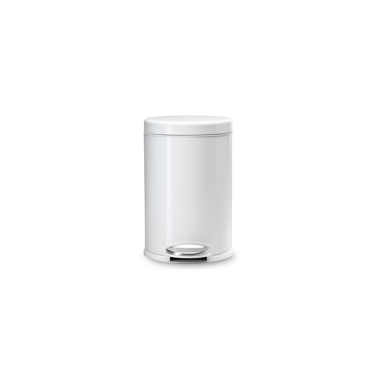 Kosz na śmieci 3L pedałowy - biały / simplehuman