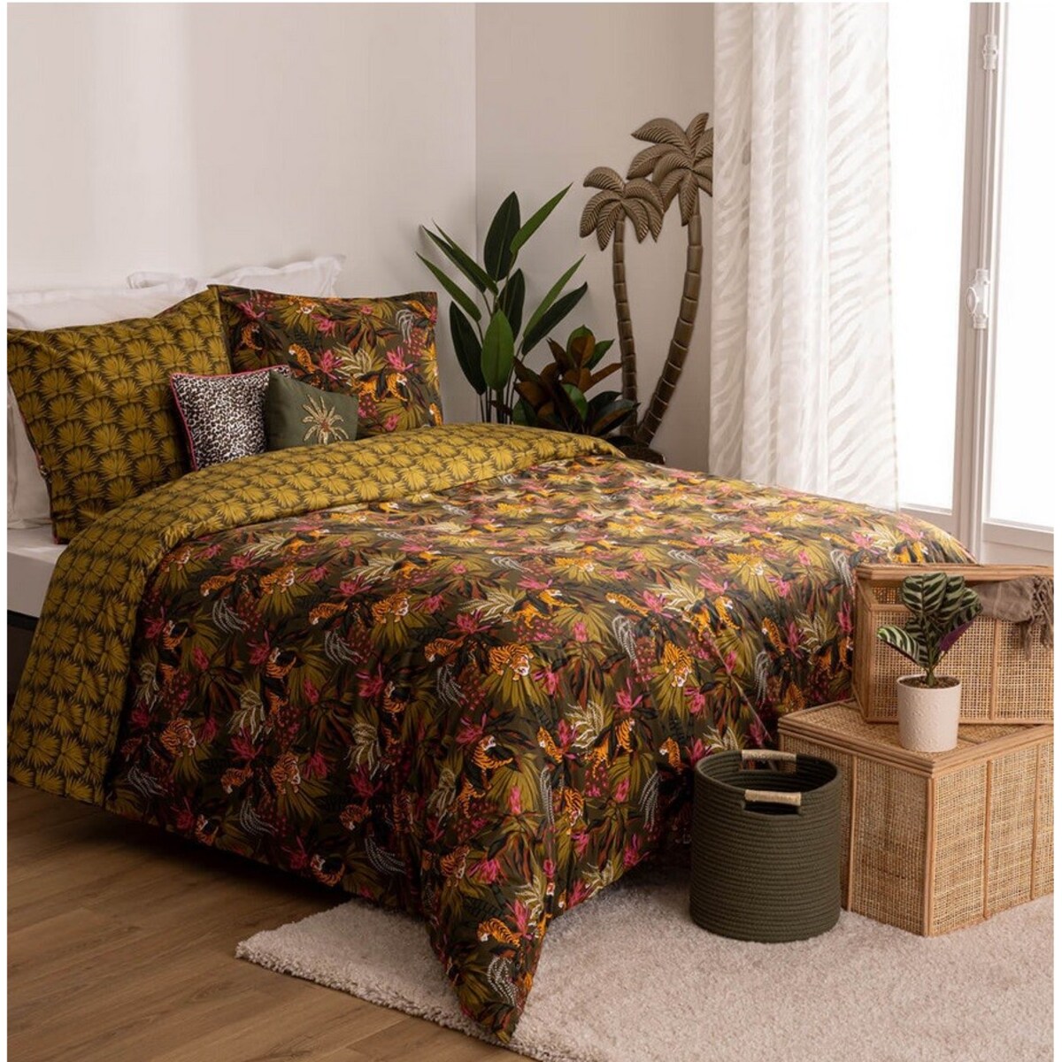 Komplet pościeli bawełnianej 240x220 cm Tigre