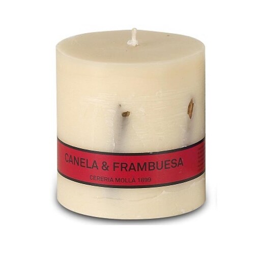 Świeca zapachowa Cinnamon & Raspberry Asturias,  8 x 8 cm, Cereria Molla