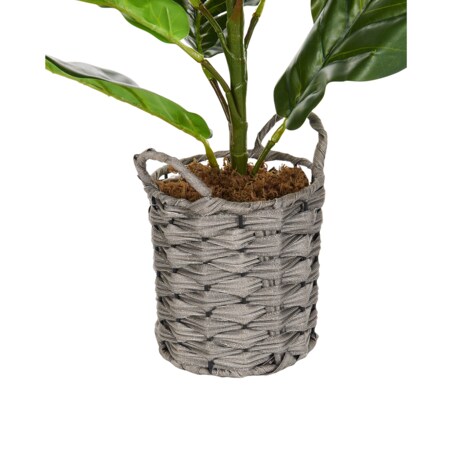Sztuczna roślina FIDDLE LEAF TREE 72 cm Zielony