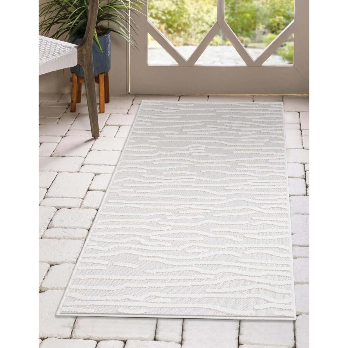 Dywan na zewnątrz i do wnętrz Sanori 4500 Krem 160x230