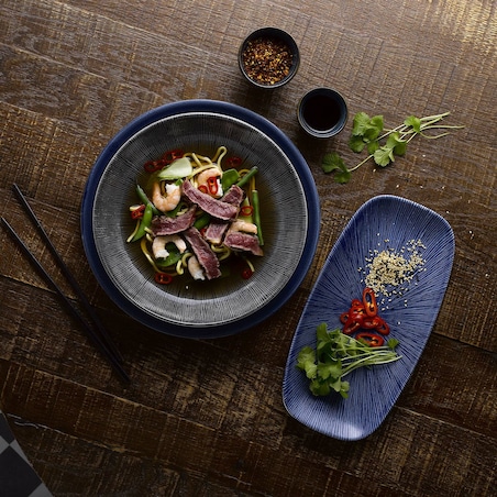 Półmisek Studio Prints Agano Blue 298x153 mm