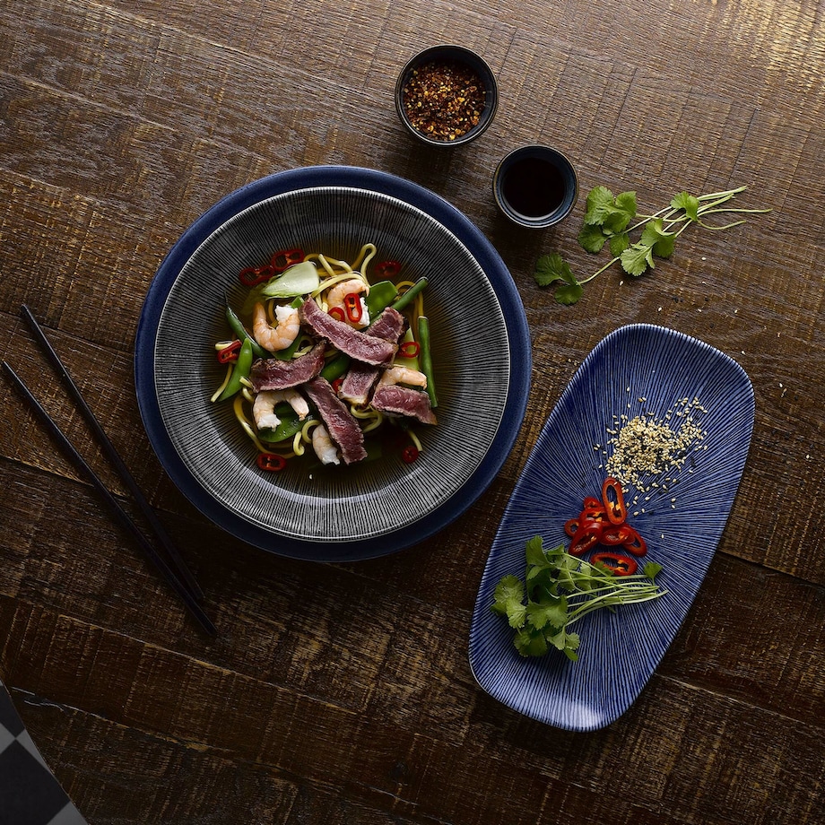 Półmisek Studio Prints Agano Blue 298x153 mm