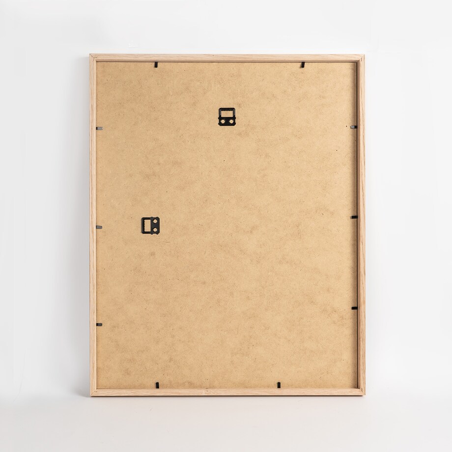 Ramka na zdjęcia 40x50 cm ramka drewniana dębowa naturalna foto ramka z litego drewna dębowego prostokątna OAK FRAMAI