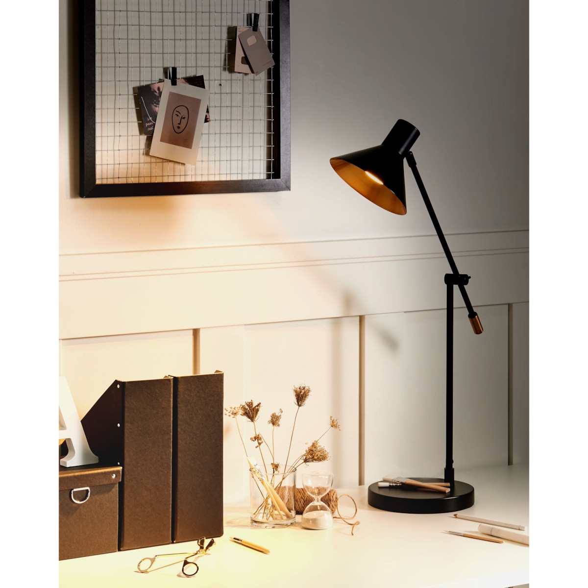 Lampa biurkowa PINKEEN Metal Czarny