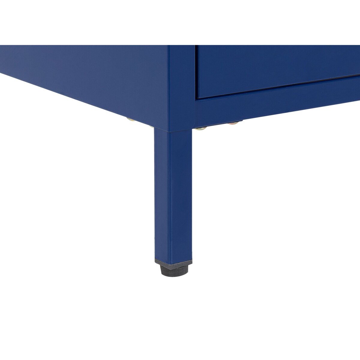 Szafka nocna metalowa niebieska KYLEA