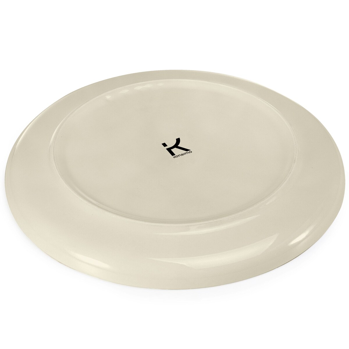 KONSIMO VICTO Zestaw talerzy obiadowych dla 6 osób (6 elementów) beżowy