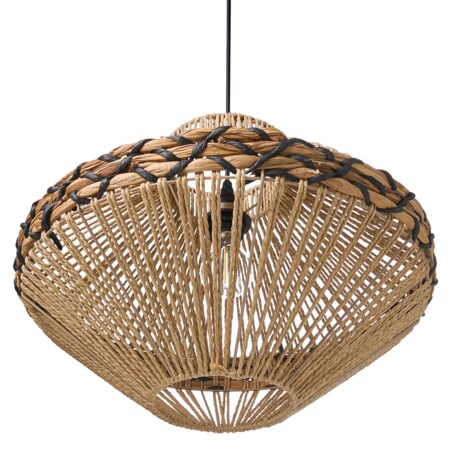Lampa wisząca RABACCA Papierowa plecionka Naturalny