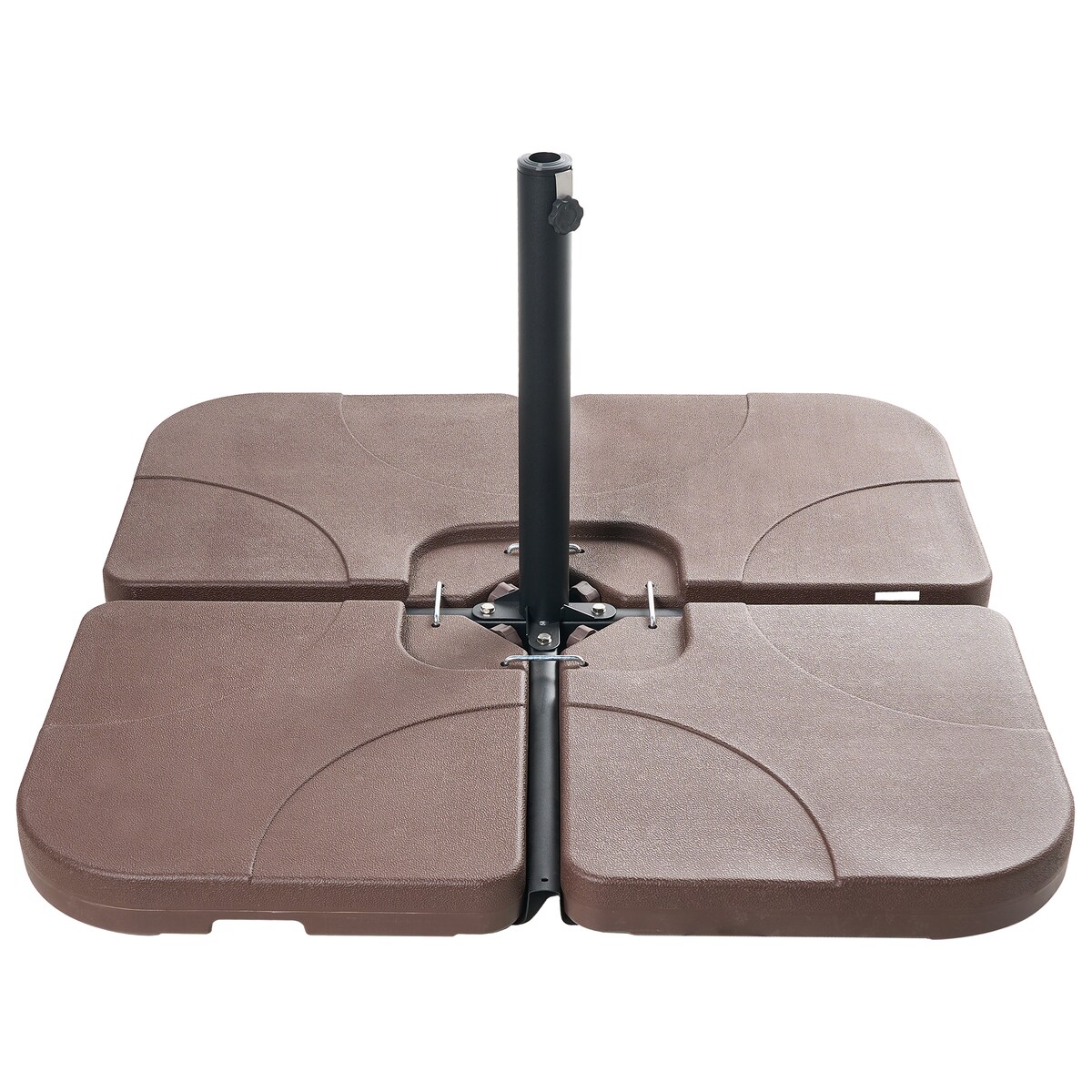 Podstawa do parasola CARIA Beżowoszary Kwadratowy 9 kg