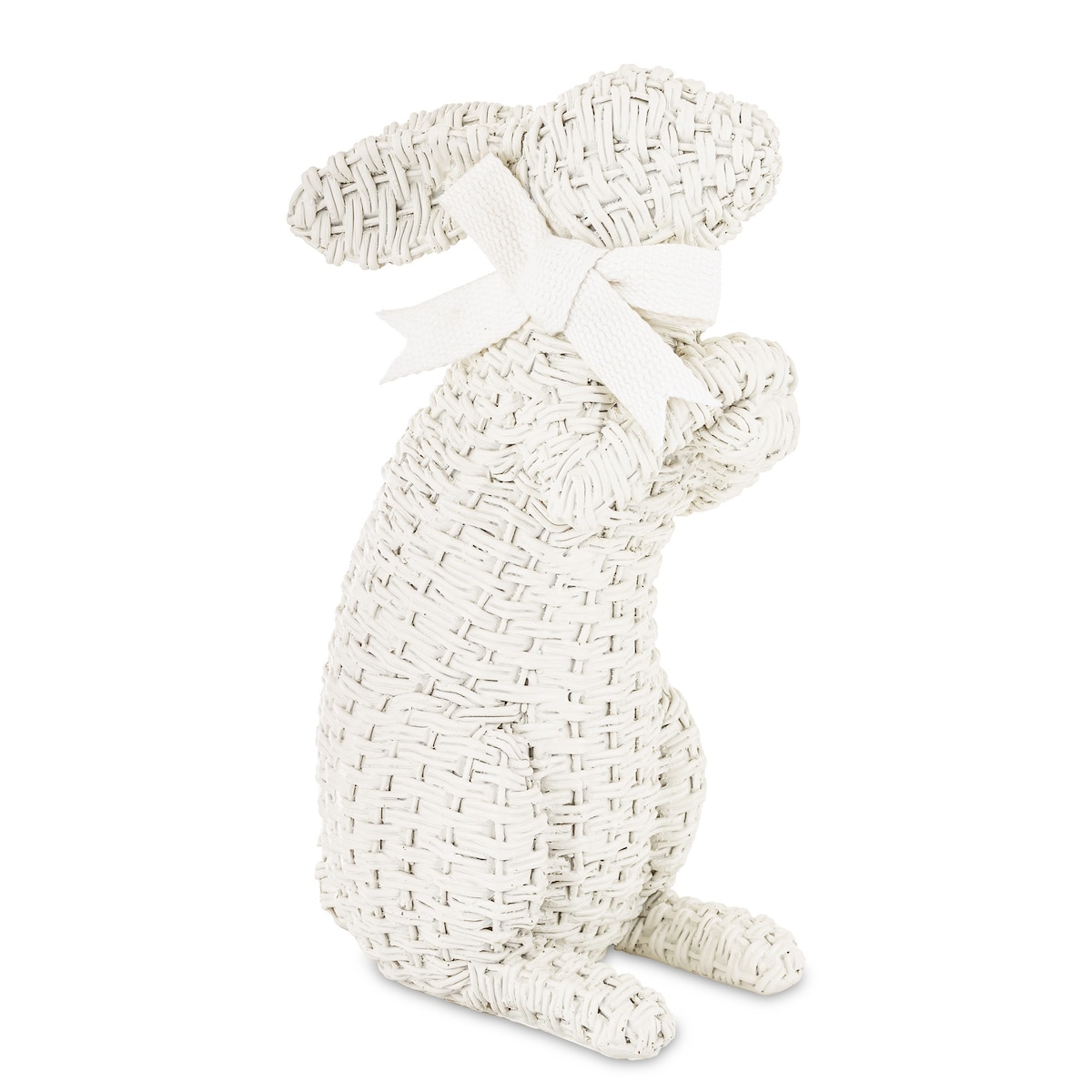 Dekoracja - figurka królika 27x11x16 cm AFICO biały