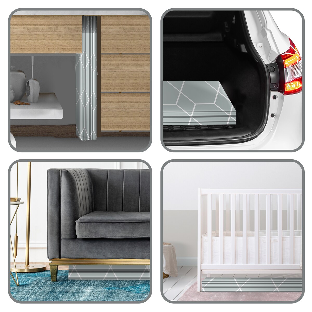 Mata piankowa edukacyjna składana dla dzieci duża 180x200 pianka xpe Nukido