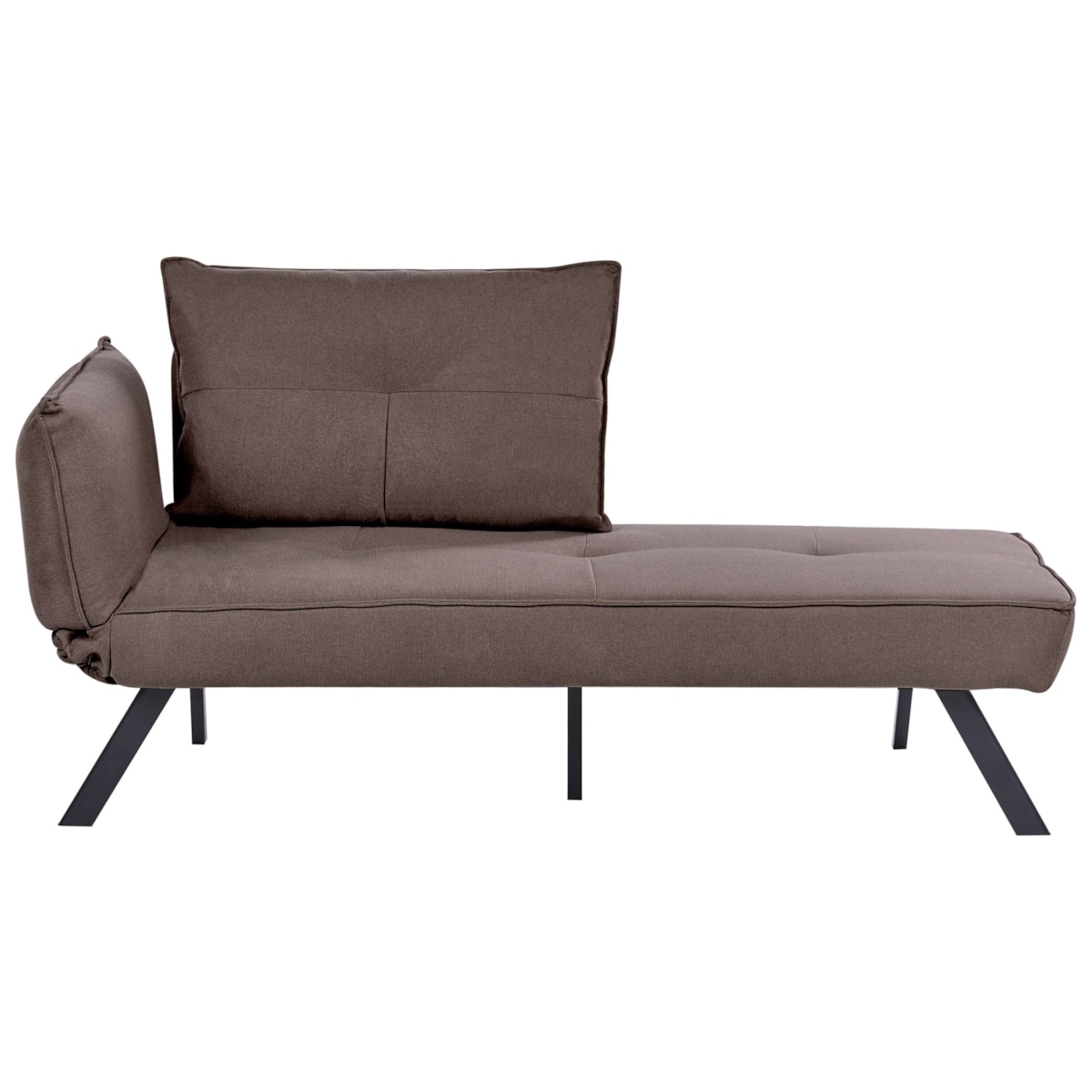 Szezlong lewostronny ROCAMADOUR Brązowy