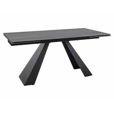 Stół rozkładany SALVADORE CERAMIC 160(240)x90 jasnoszary mat pietra di savoia