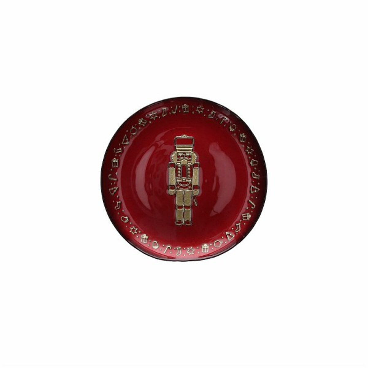 AF TALERZ DZIADEK DO ORZECHÓW CZERWONY 21 CM