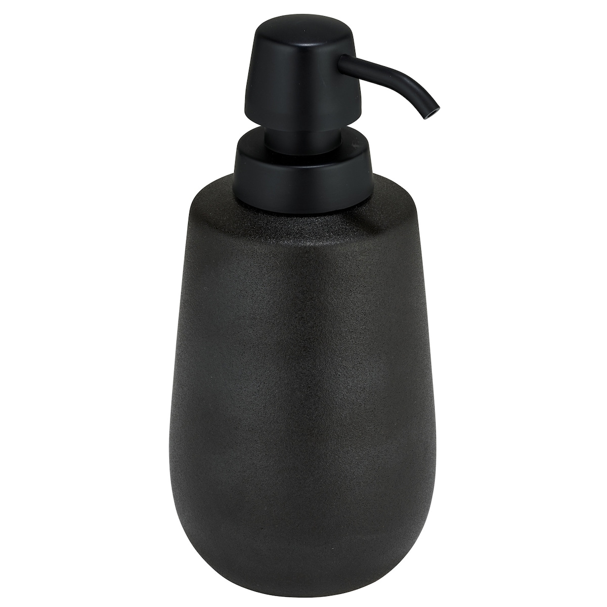 Ceramiczny dozownik NERNO, Ø 8 cm, 490 ml, kolor czarny
