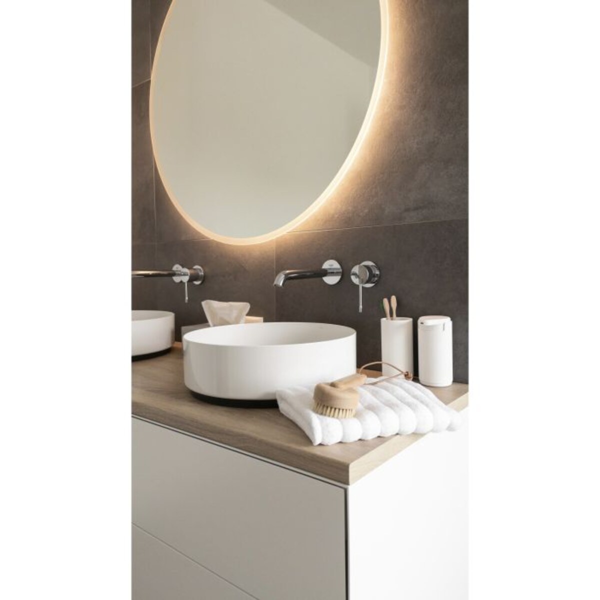 Dozownik do mydła Rim White 14492