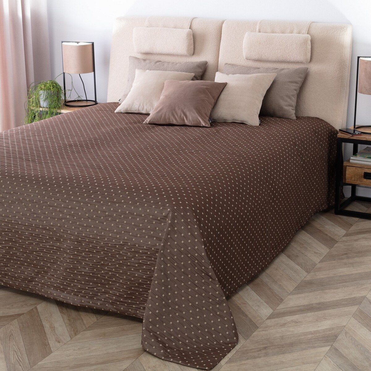 Pled Anthony 200x260cm chocolate 200x260