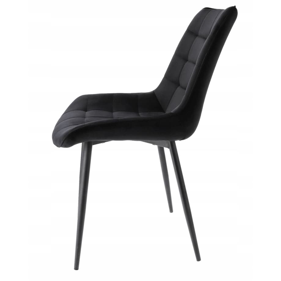 2 X Krzesło Do Jadalni Kuchni Salonu Do Jadalni Kuchni Stołu Zestaw Komplet Misty Czarne