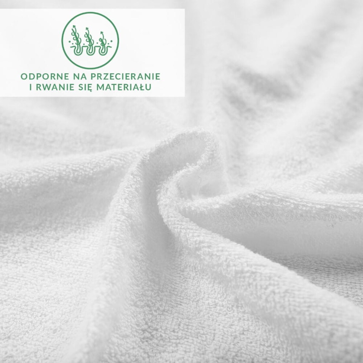 Prześcieradło z bawełny frotte z gumką 120x200 kolor biały