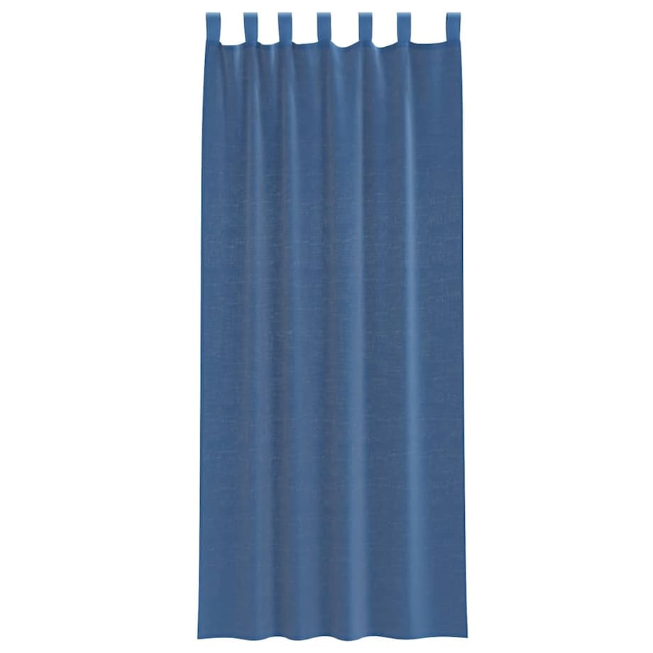 vidaXL Zasłony woalowe z pętelkami 2 szt. Royal Blue 140x260 cm
