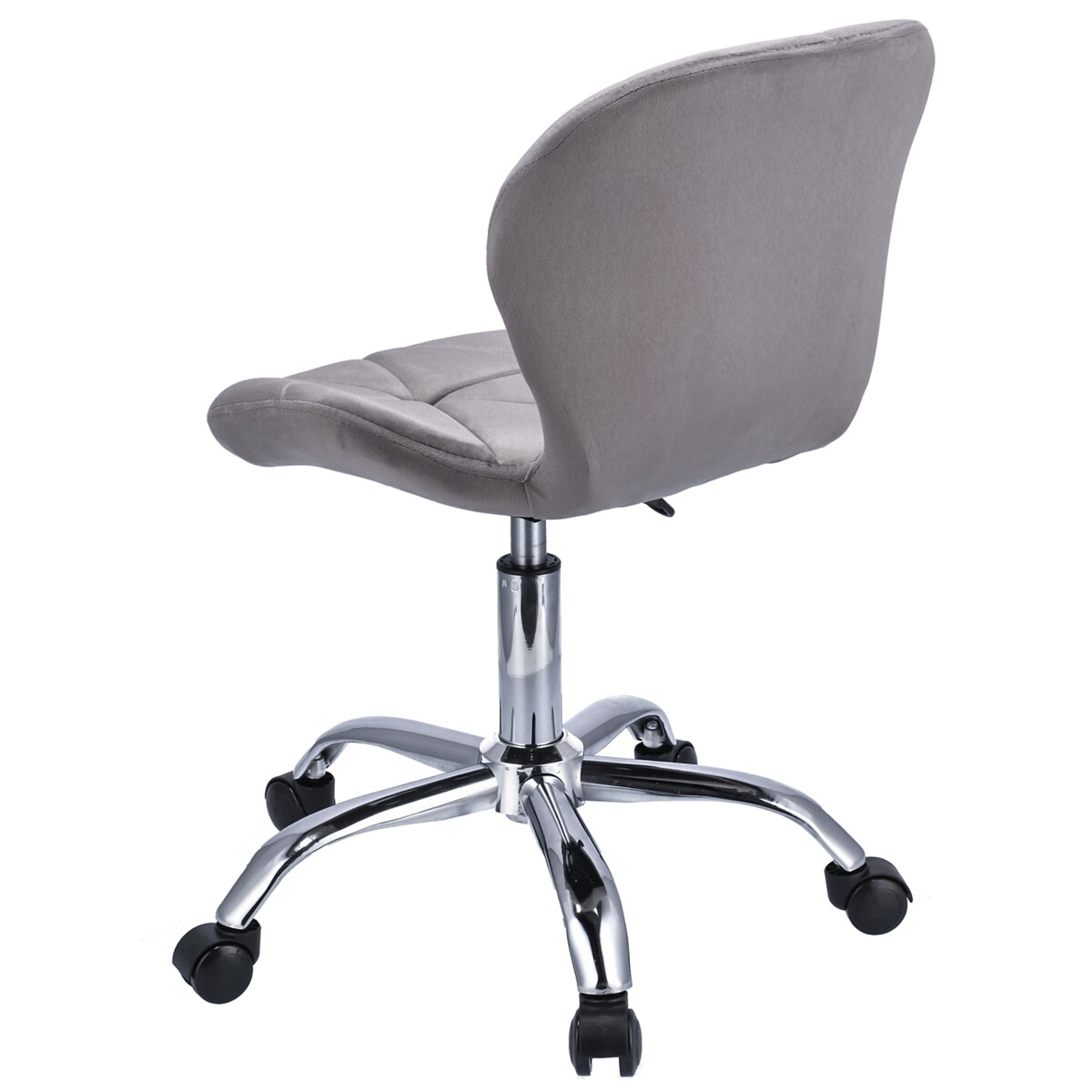 Krzesło welurowe obrotowe ENDO szare