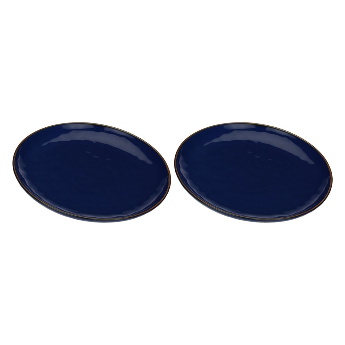 Zestaw 2 półmisków okrągłych Concerto Blu Cobalto - Kobaltowy, 32 cm