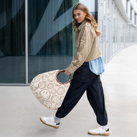 Torba LOOPBAG HOBO, smiley® teddy chocolate