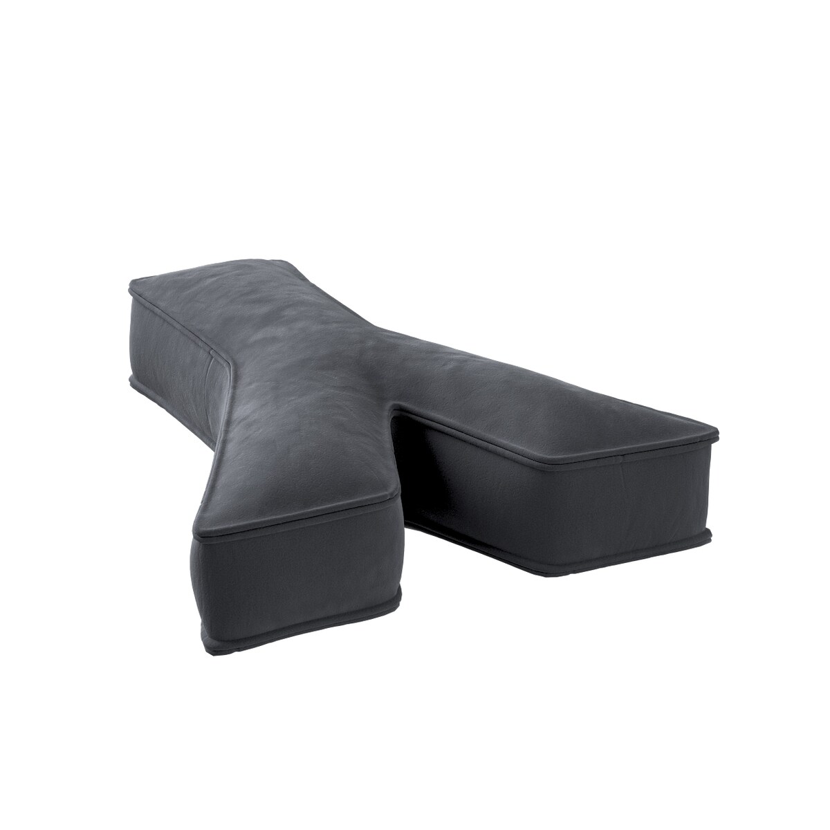 Poduszka literka Y, grafitowy szary, 35x40cm, Posh Velvet