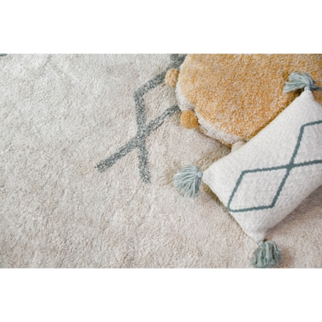 Dywan Bawełniany Atlas Natural Vintage Blue 170x240 cm Lorena Canals