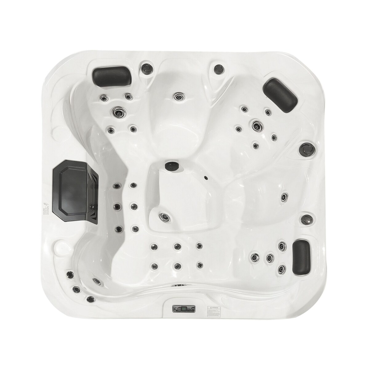 Wanna ogrodowa z hydromasażem biała LASTARRIA